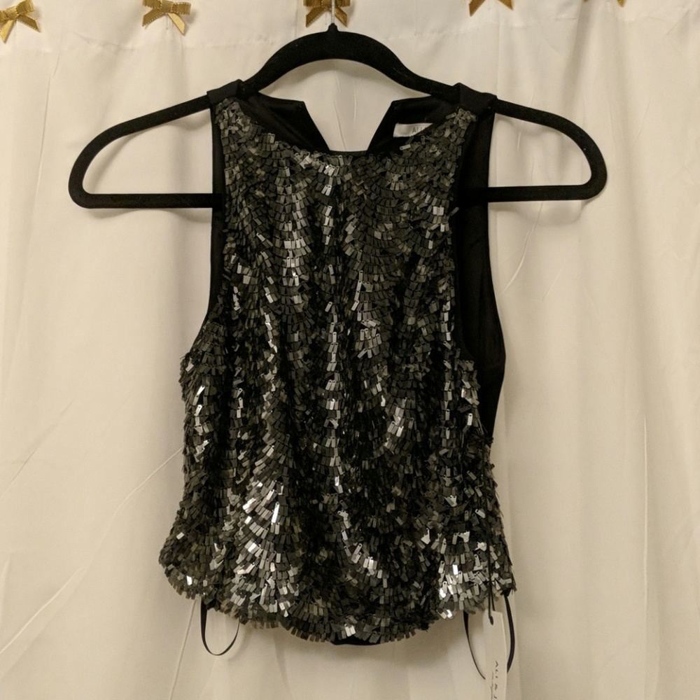 Two piece sequin dress